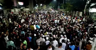 ইন্টারকন্টিনেন্টাল মোড়ে ‘ফ্যাসিবাদবিরোধী জাতীয় ঐক্য’র অবস্থান